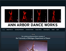 Tablet Screenshot of annarbordanceworks.com